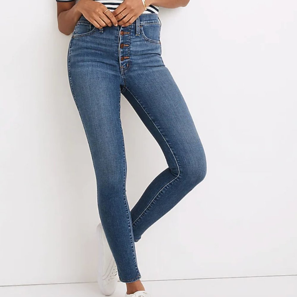 10" High-Rise Roadtripper Supersoft Skinny Jeans
